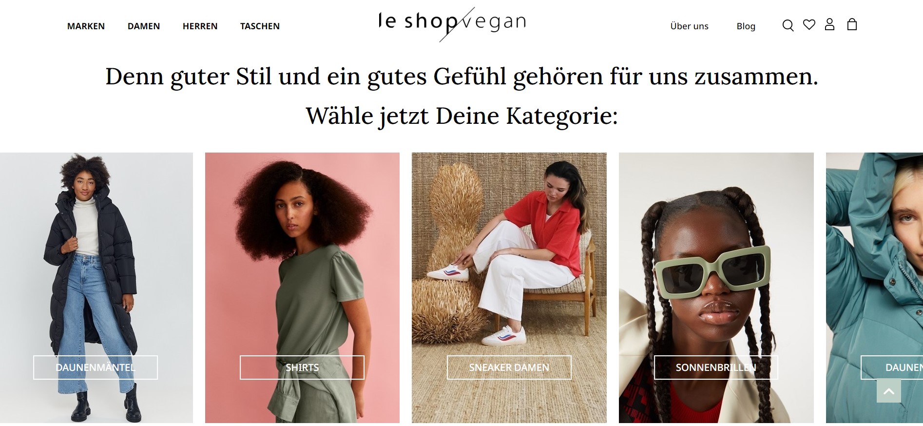 Website Vorschau von Le Shop Vegan
