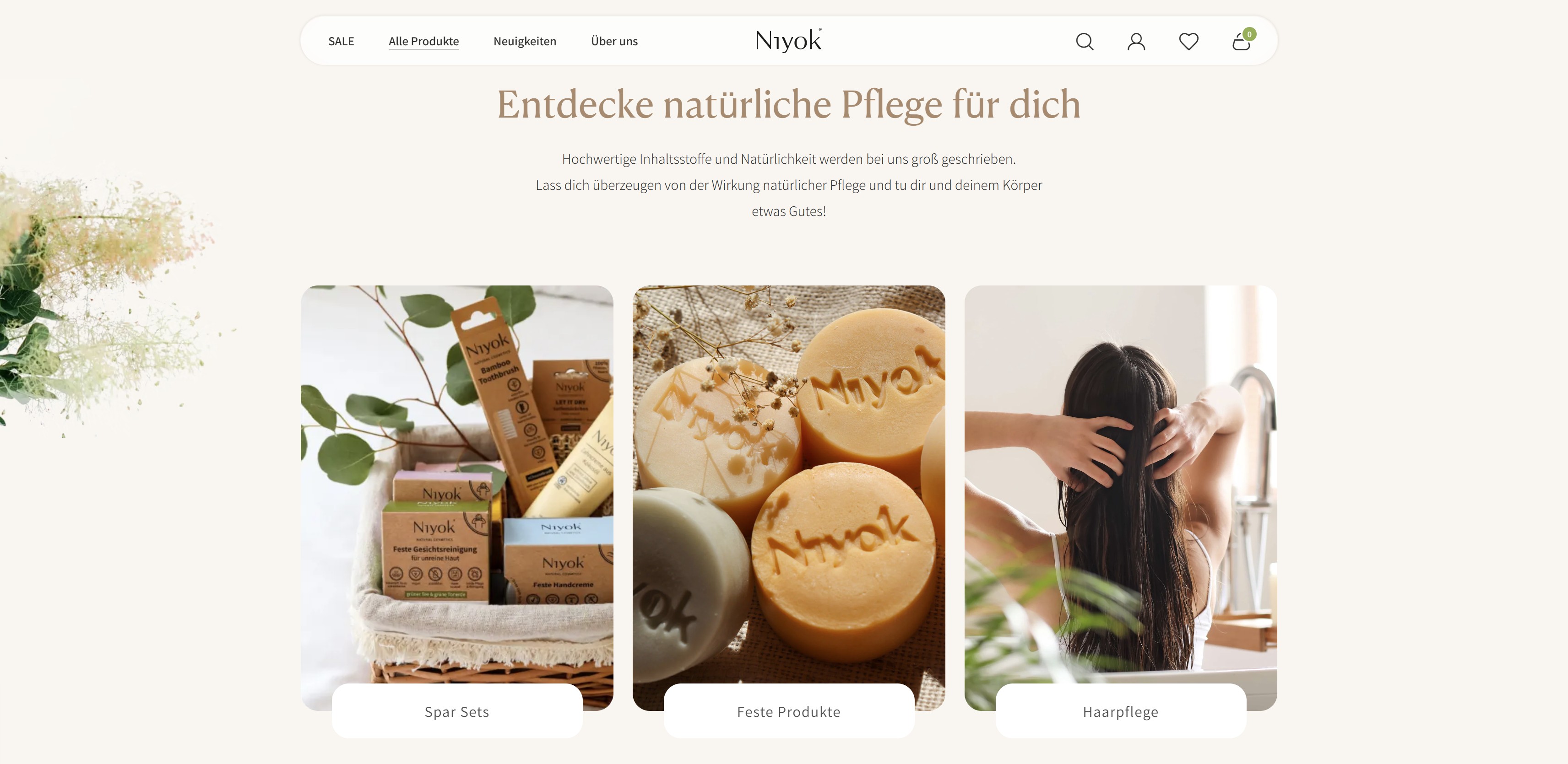 Website Vorschau von Niyok