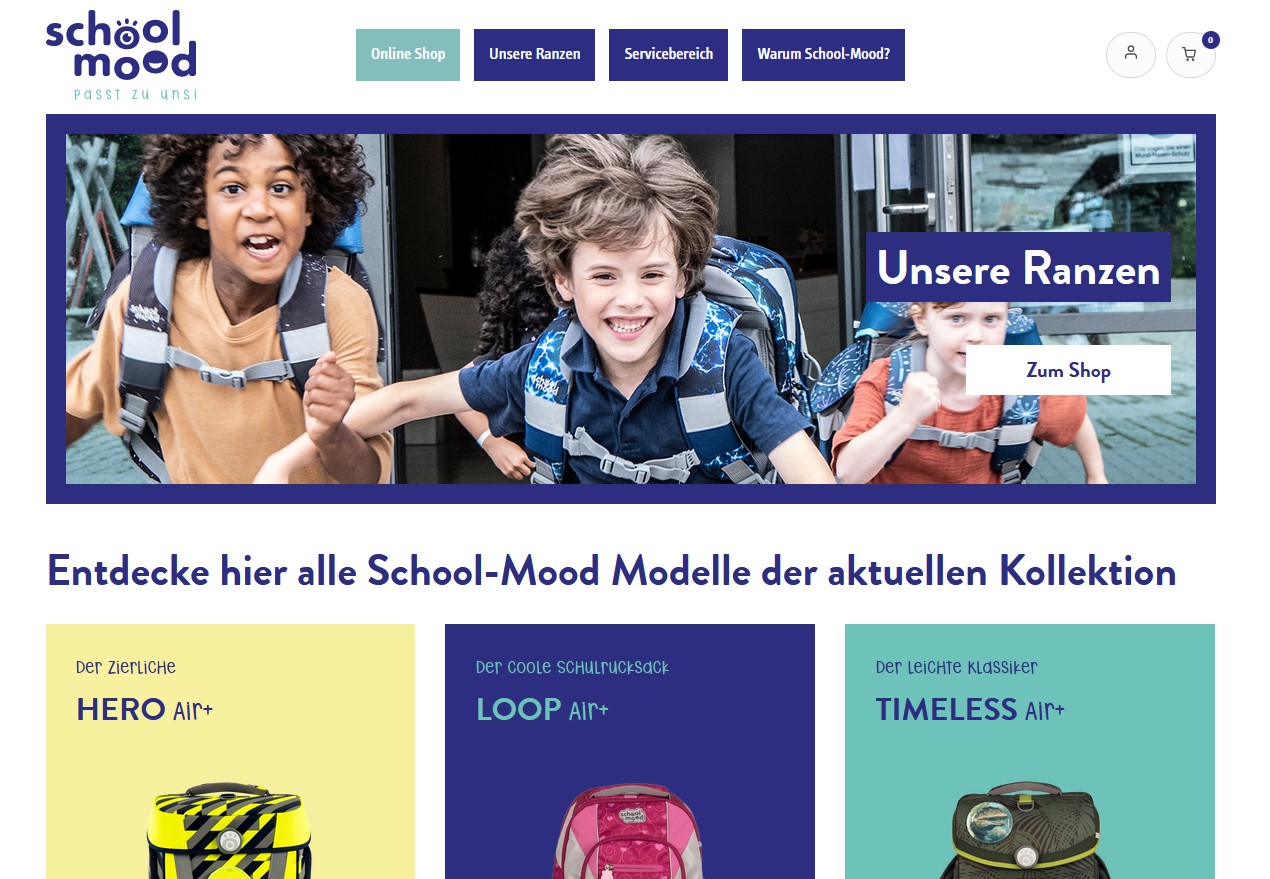 Website Vorschau von School-Mood