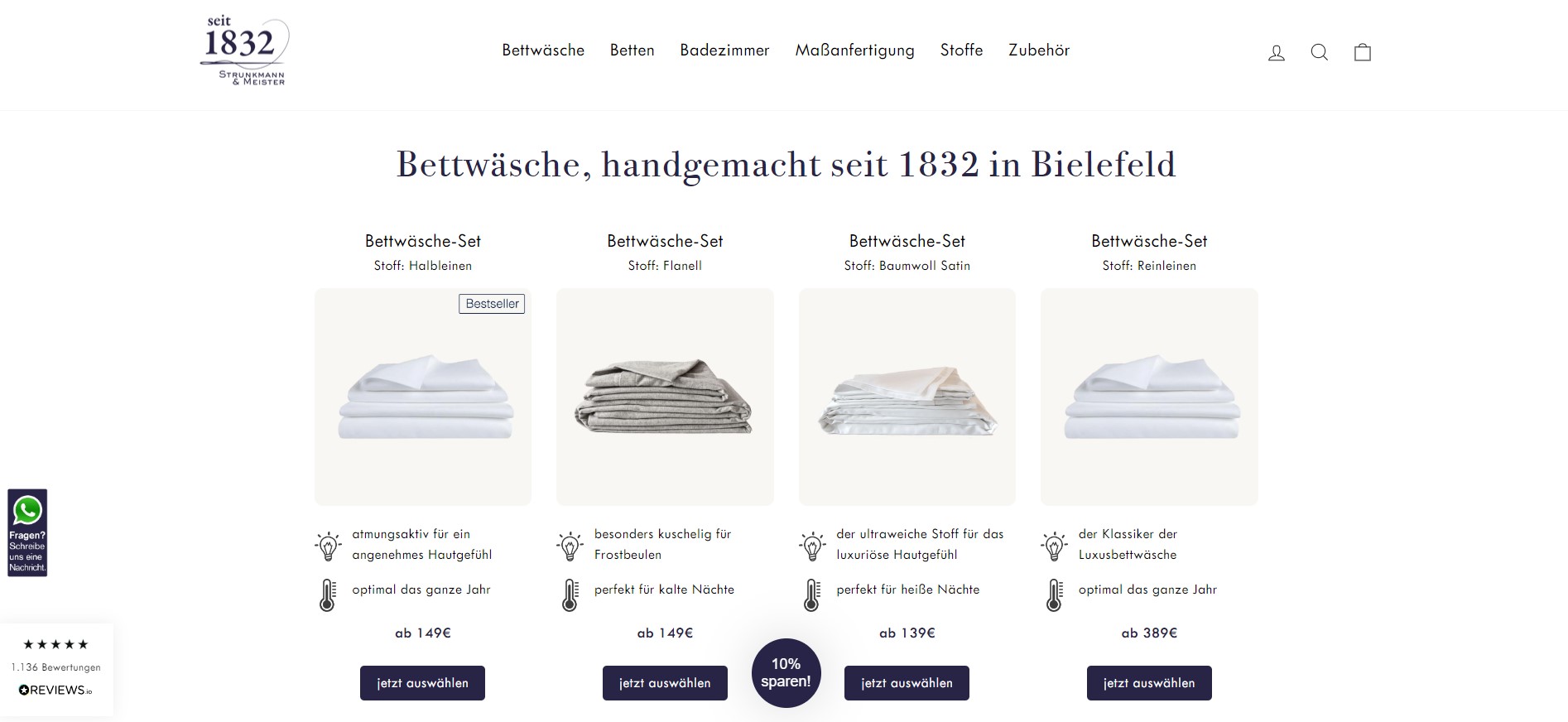 Website Vorschau von seit1832