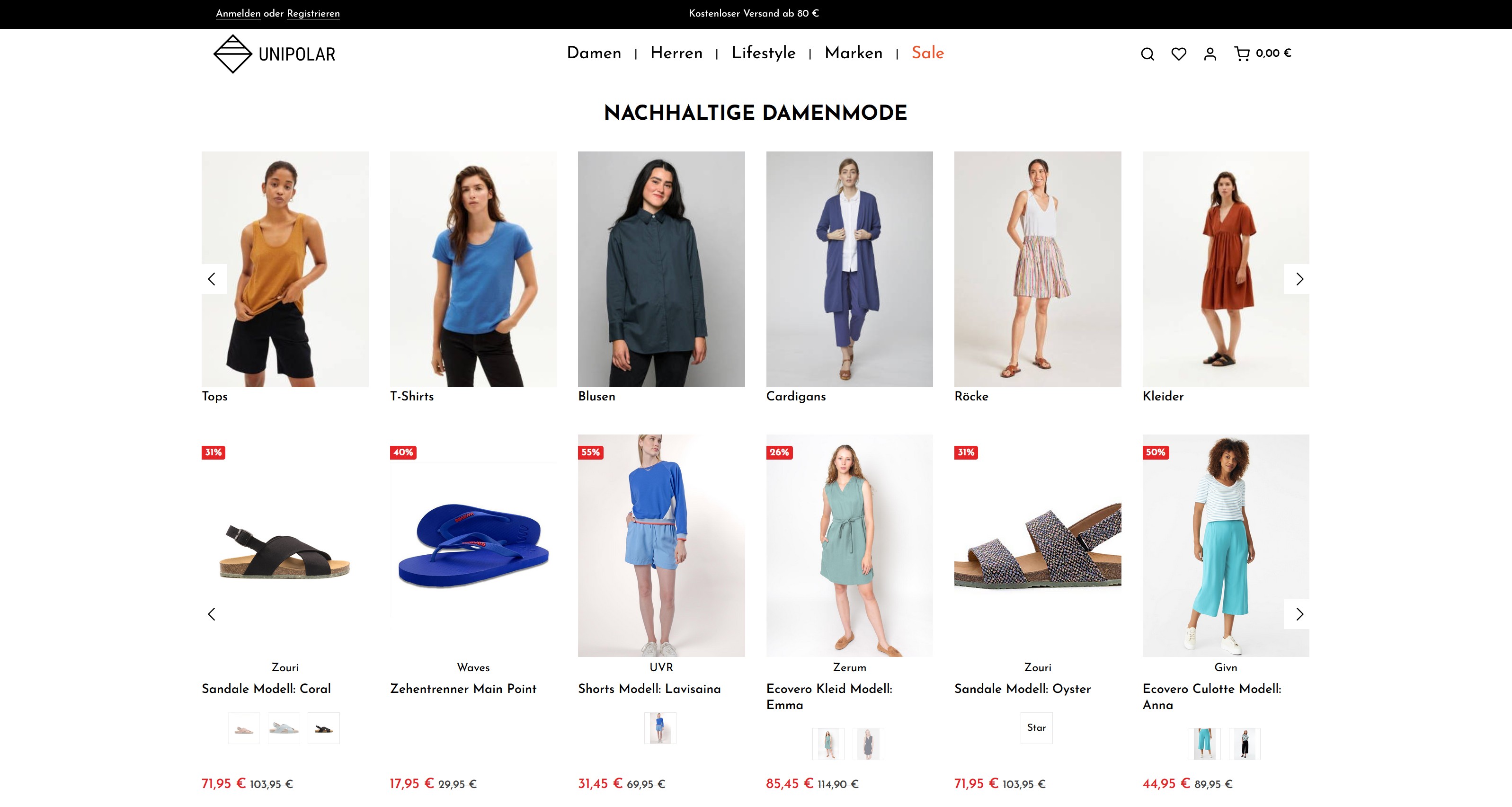 Website Vorschau von Unipolar