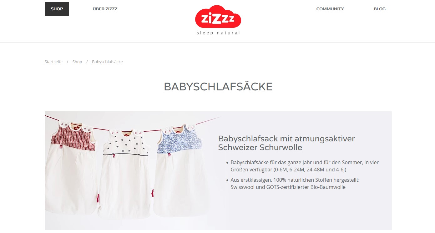 Website Vorschau von Zizzz
